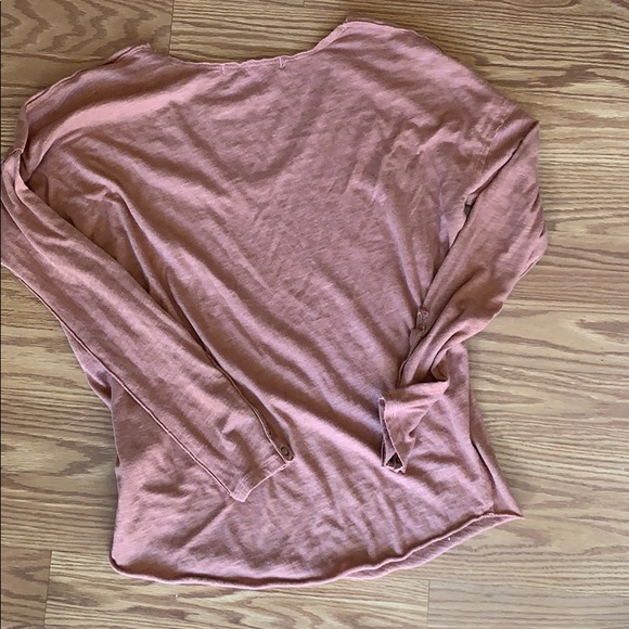 Burnt orange long sleeve free people top - Picture 5 of 6